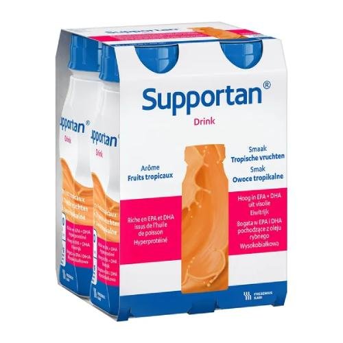 Supportan Drink owoce tropikalne (nowe opakowanie), 4x200ml
