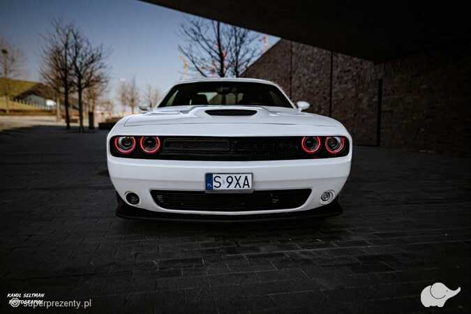 Co-drive Dodge Challenger ulicami miast