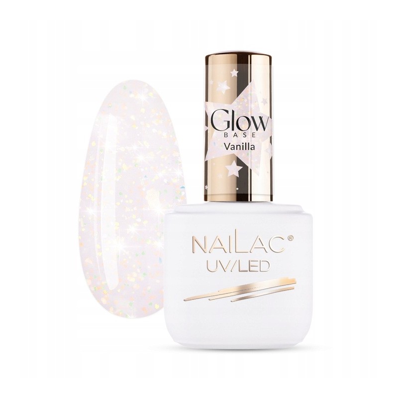 NaiLac Baza kauczukowa Glow Base 7ml Vanilla