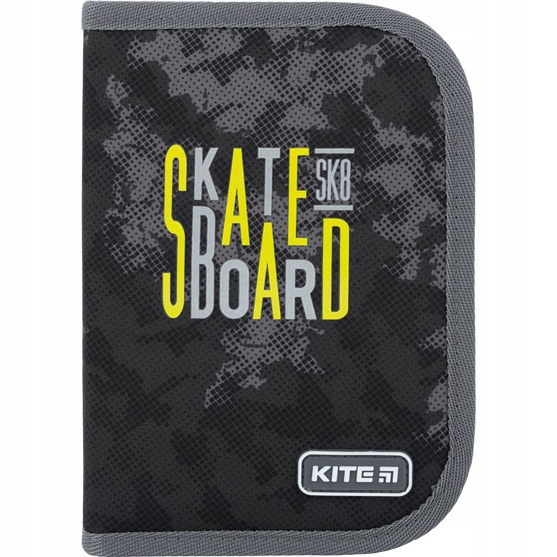 Piórnik szkolny dwuklapkowy Kite Skateboard