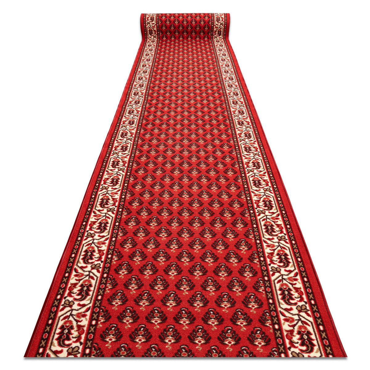 CHODNIK PODGUMOWANY INKO czerwony 100cm, 100x220 cm