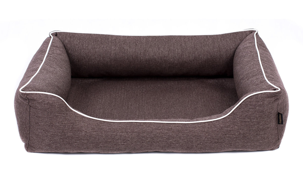 Ortopedyczne legowisko dla psa Beagle'a 80x60 cm Sofa Mallorca Orthopedic kolory brąz/biały