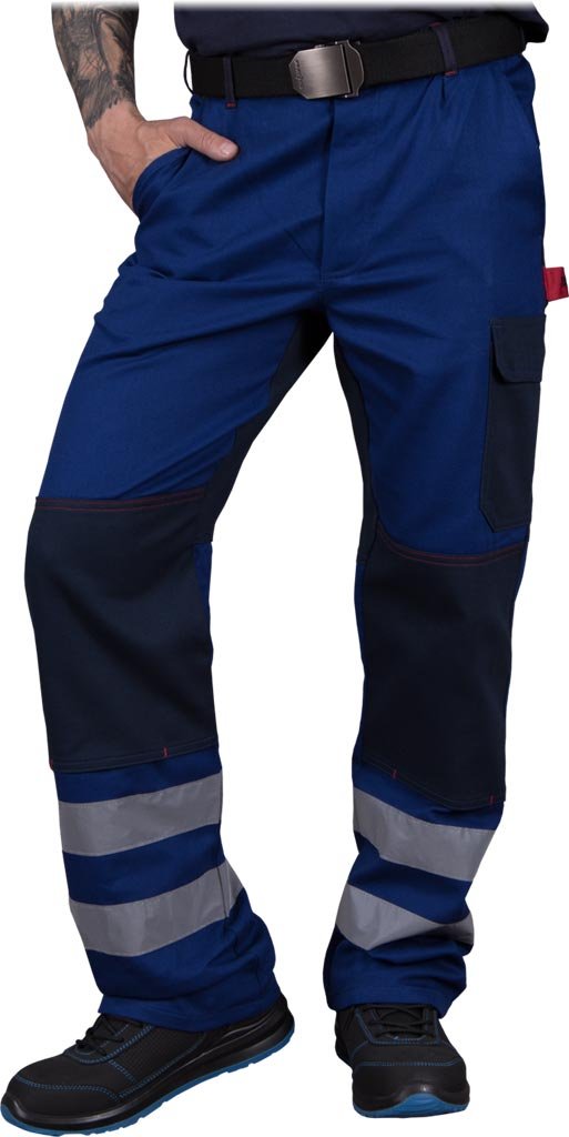 Spodnie ochronne do pasa niebiesko-granatowy roz.58