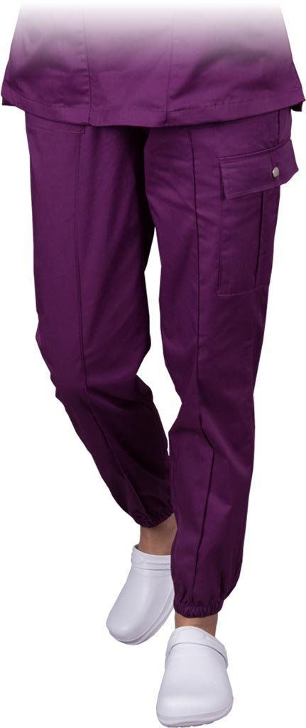 Spodnie ochronne do pasa fioletowy roz.M