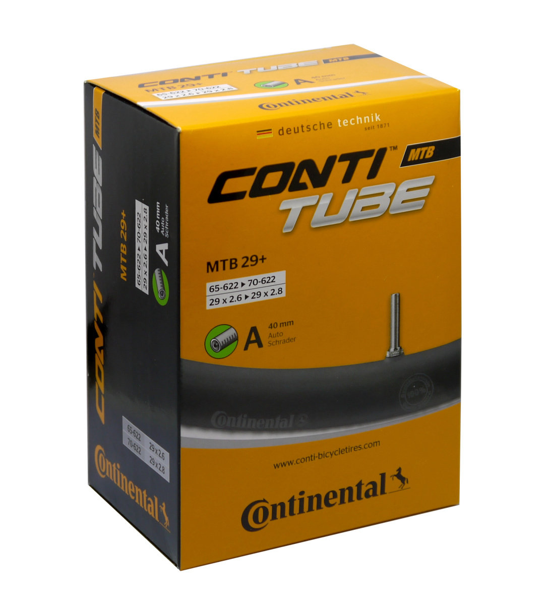 Continental MTB 29+ Tube 65-70/622 AV 40mm 2021 Dętki 1840.622.57.10