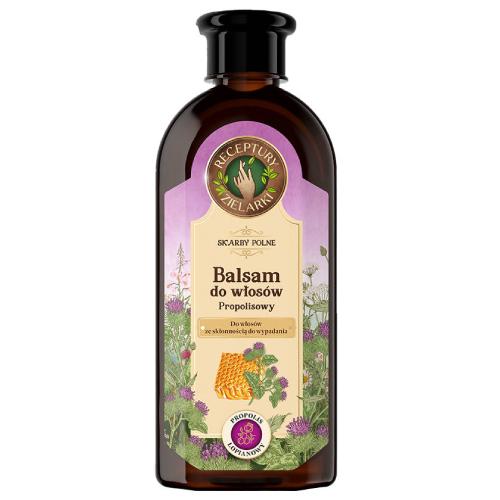 Receptury Zielarki Balsam do włosów ze skłonnością do wypadania - propolis łopianowy, 350ml