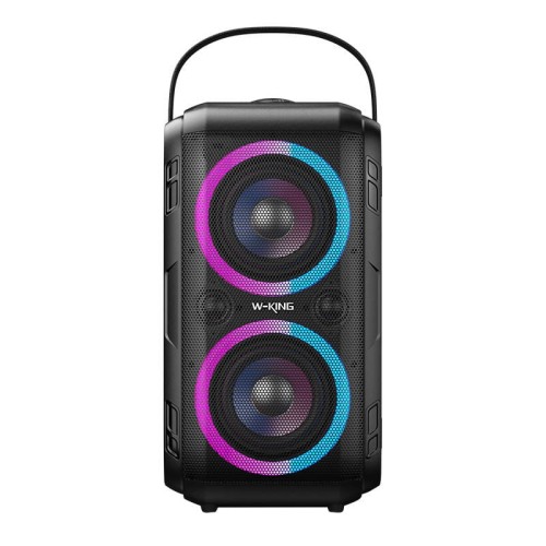 Głośnik bezprzewodowy Bluetooth W-KING T9-2 80W (czarny)