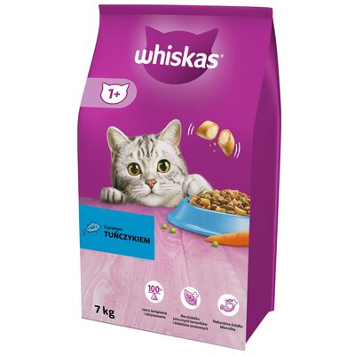 Karma dla kota WHISKAS z Pysznym tuńczykiem 7 kg