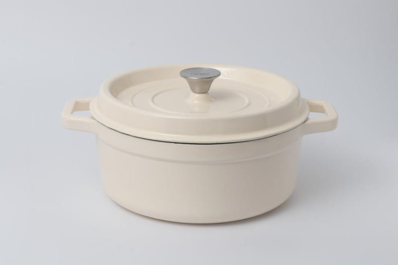 Garnek żeliwny krem Tierra 28 cm - NOIS