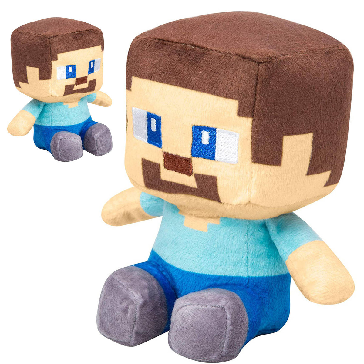 WKS, MINECRAFT Duża Pluszowa Maskotka Jeżdżący Steve 24 cm