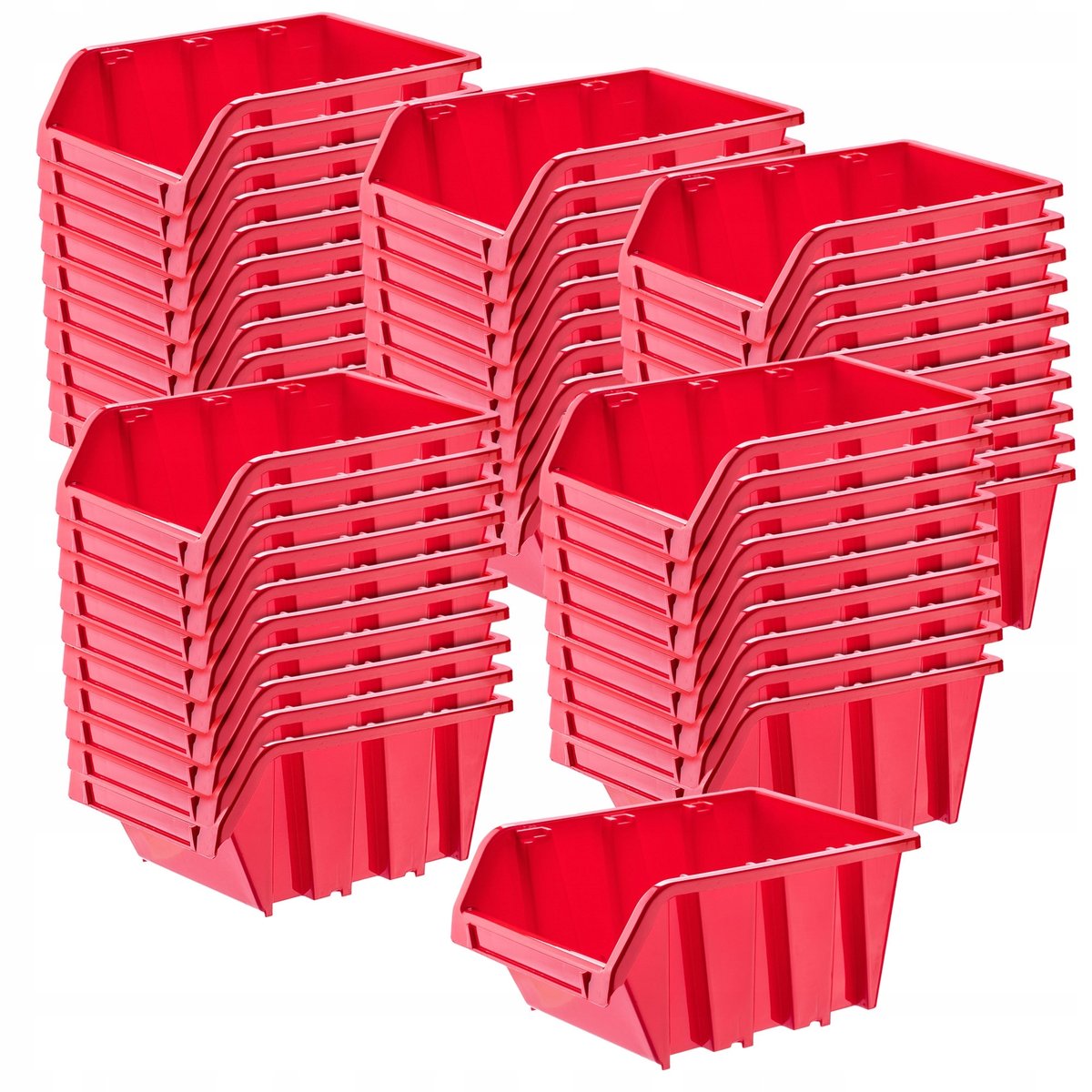 Kuweta warsztatowa Viken 12x8cm, czerwona, 50 szt.