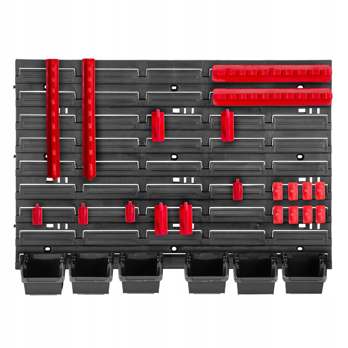 Tablica warsztatowa Lokke 26 elementów 58 x 39 cm, czarna