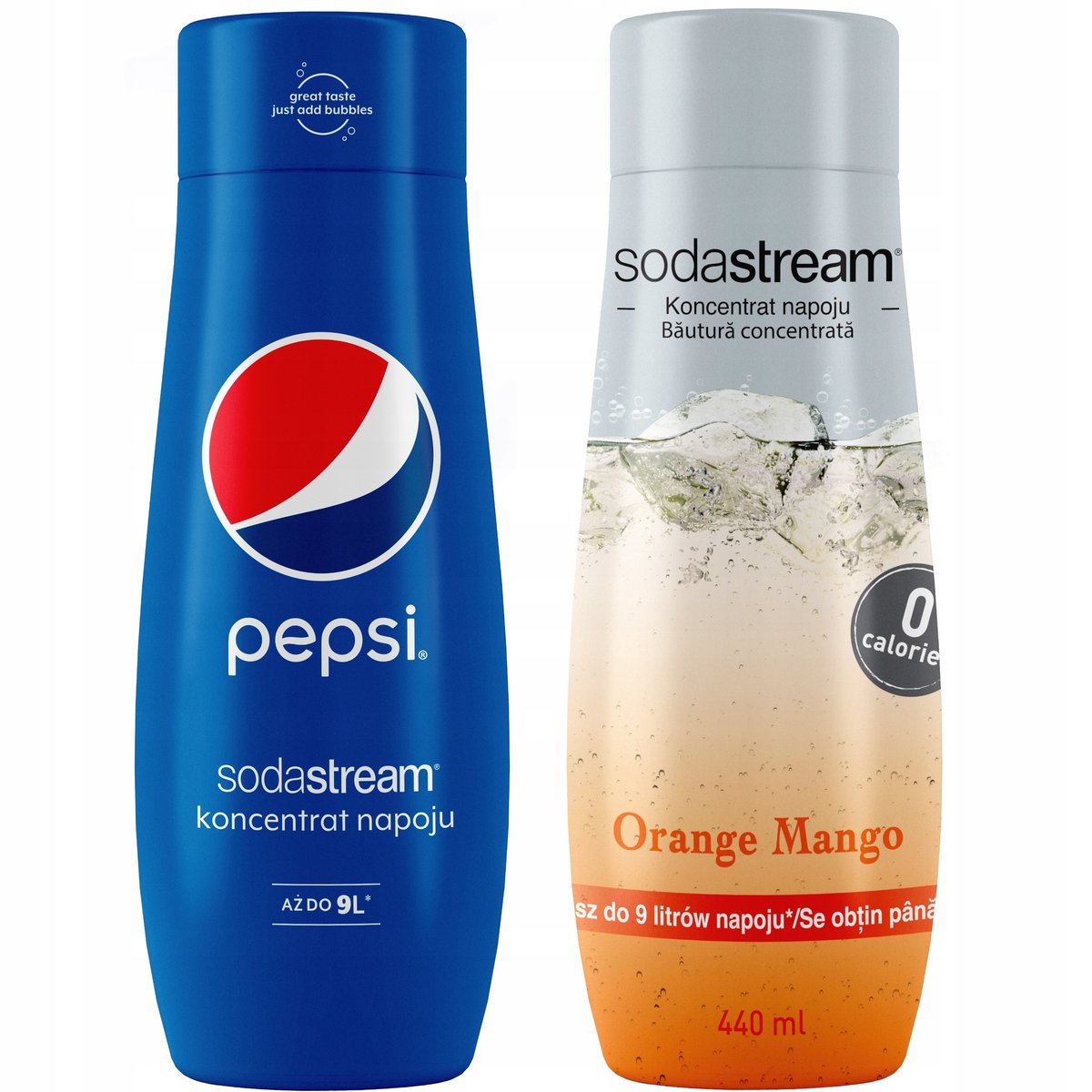 Pepsi Pomarańcza-Mango zestaw syropów SodaStream