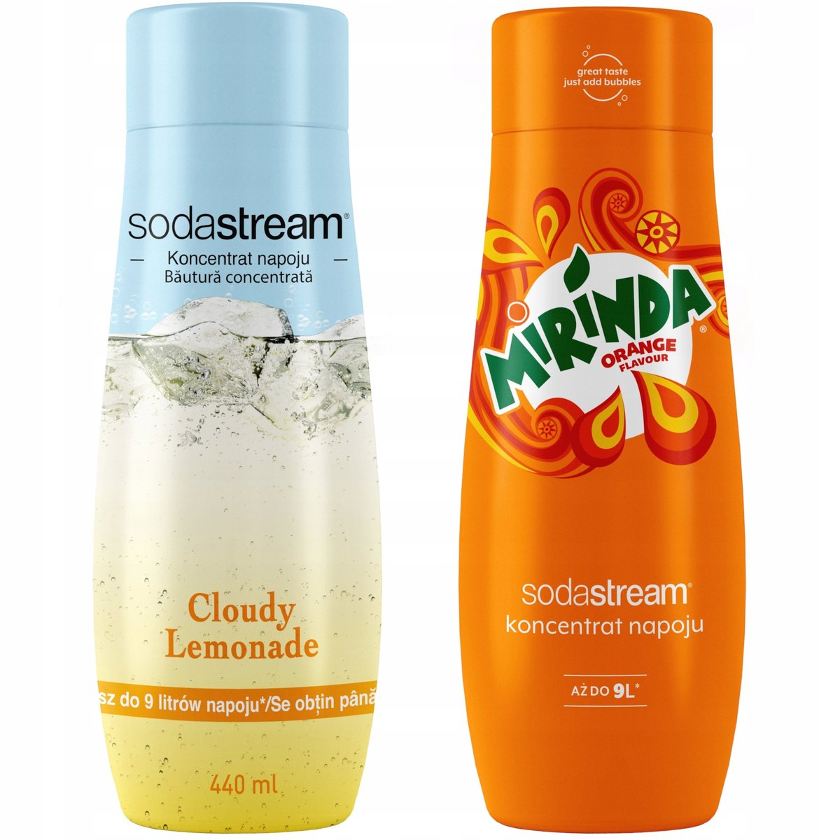 Sodastream Koncentrat zestaw Mirinda Lemoniada