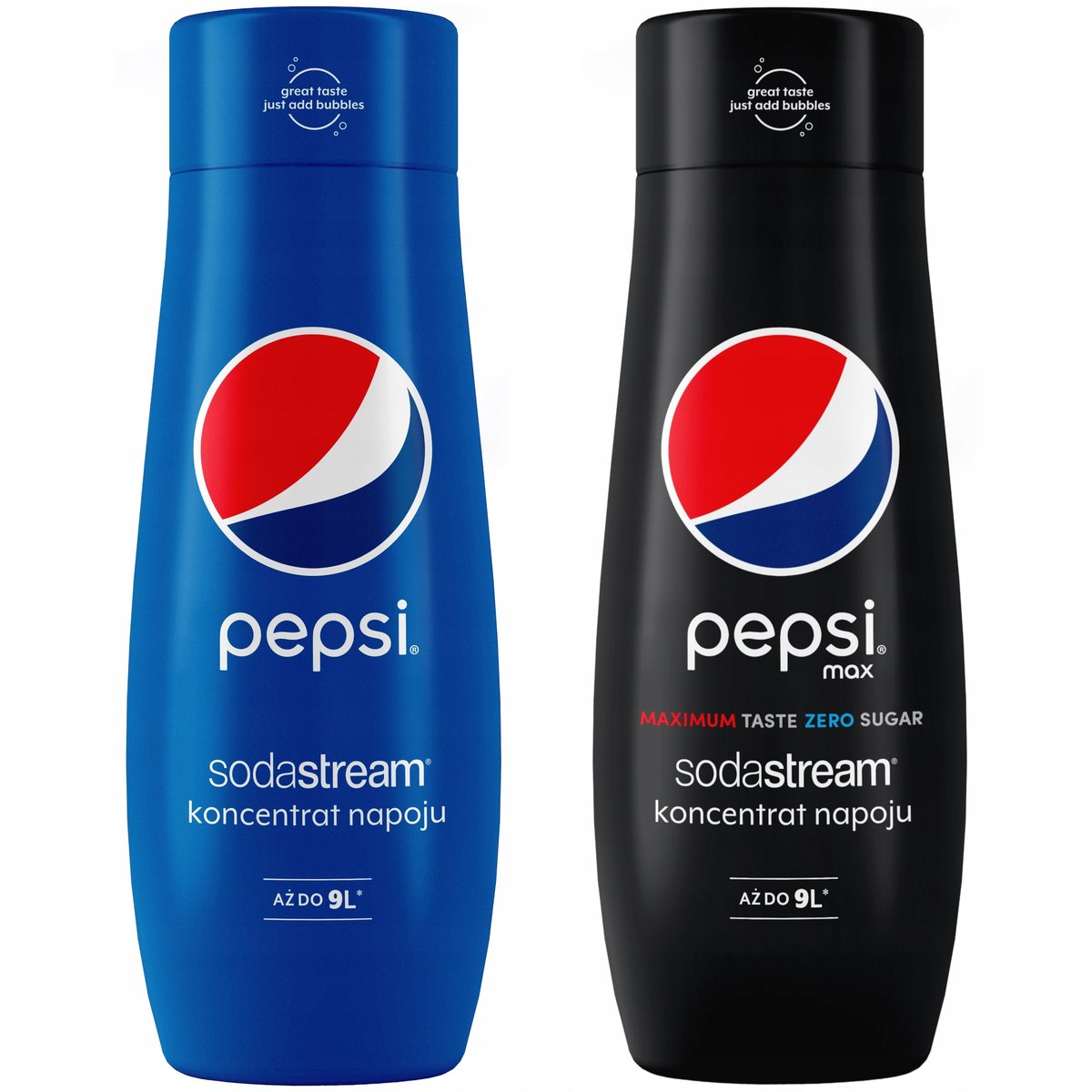 Zestaw 2 koncentratów SodaStream Pepsi+Pepsi MAX