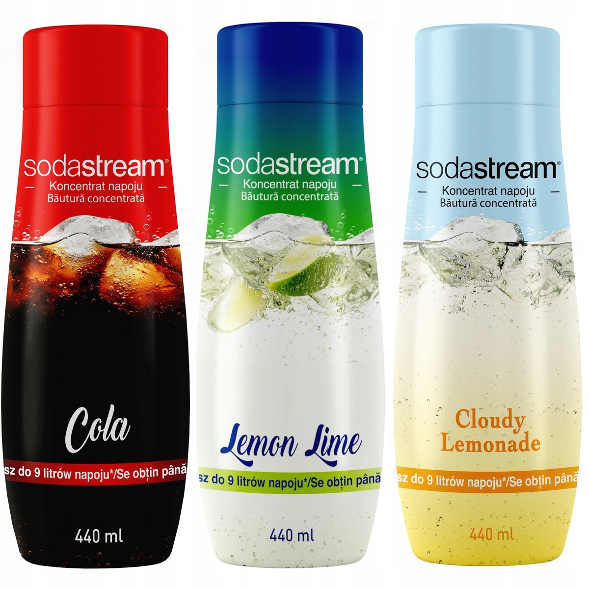 Sodastream Koncentrat Cola Lemon-lime Lemonade