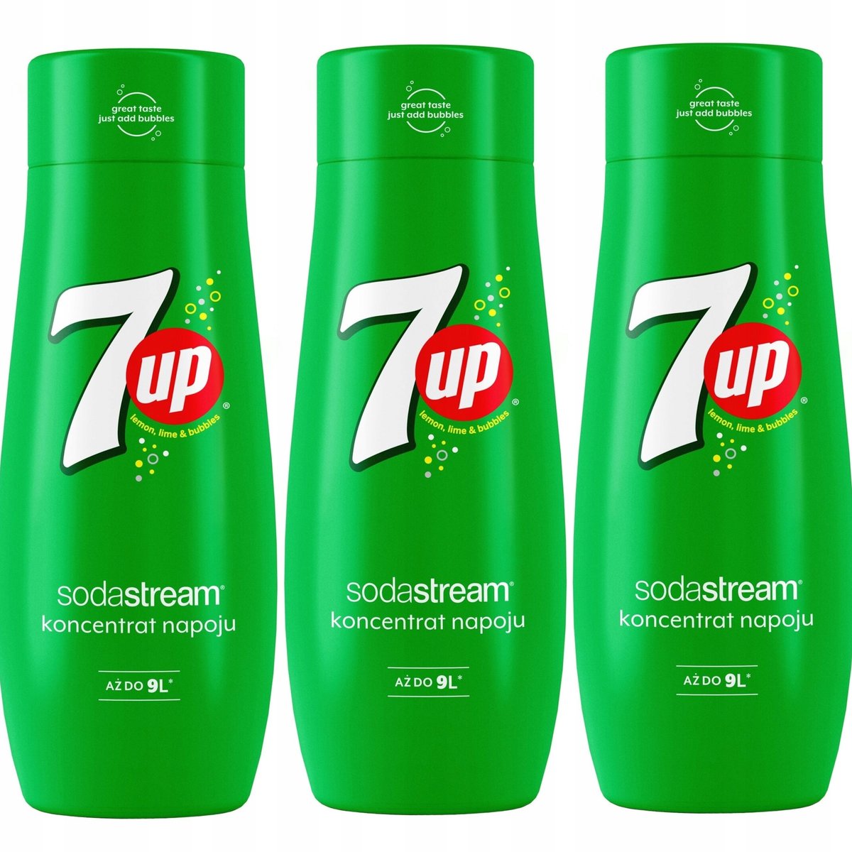 Sodastream Zestaw koncentratów 3 x 7UP, 440ml