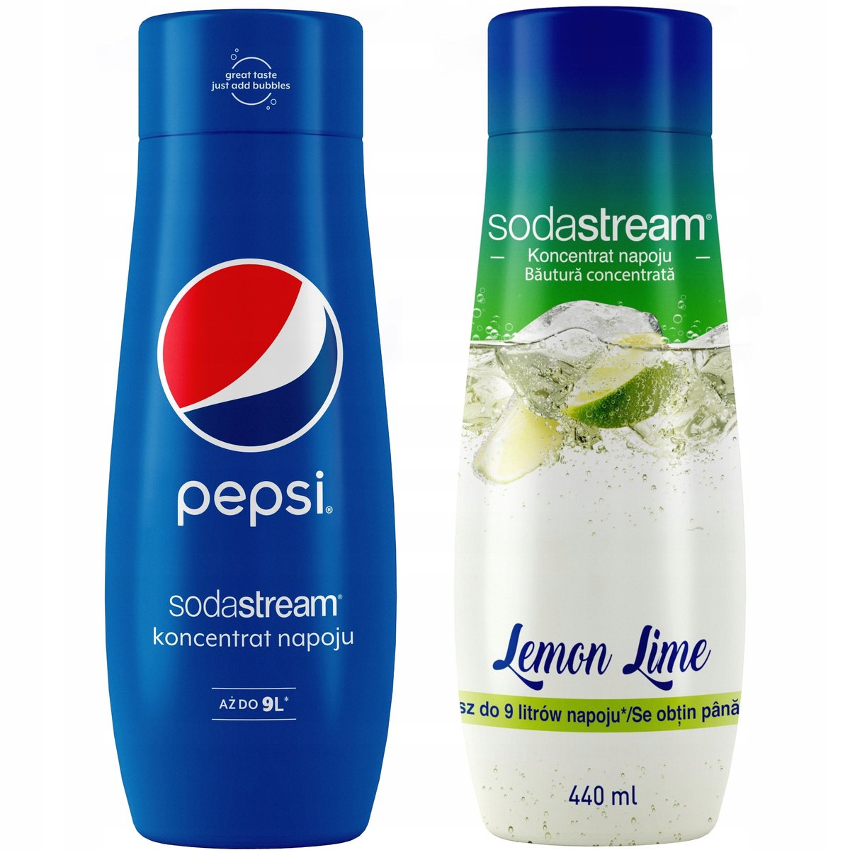 Zestaw koncentratów Pepsi Lemon-lime SodaStream