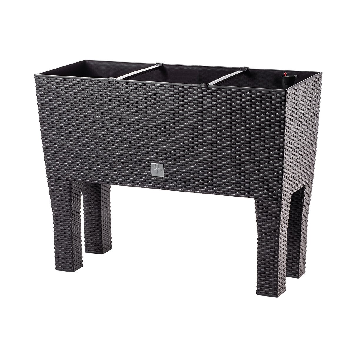 Doniczka z systemem nawadniania Trikala 60 cm, ciemny brąz