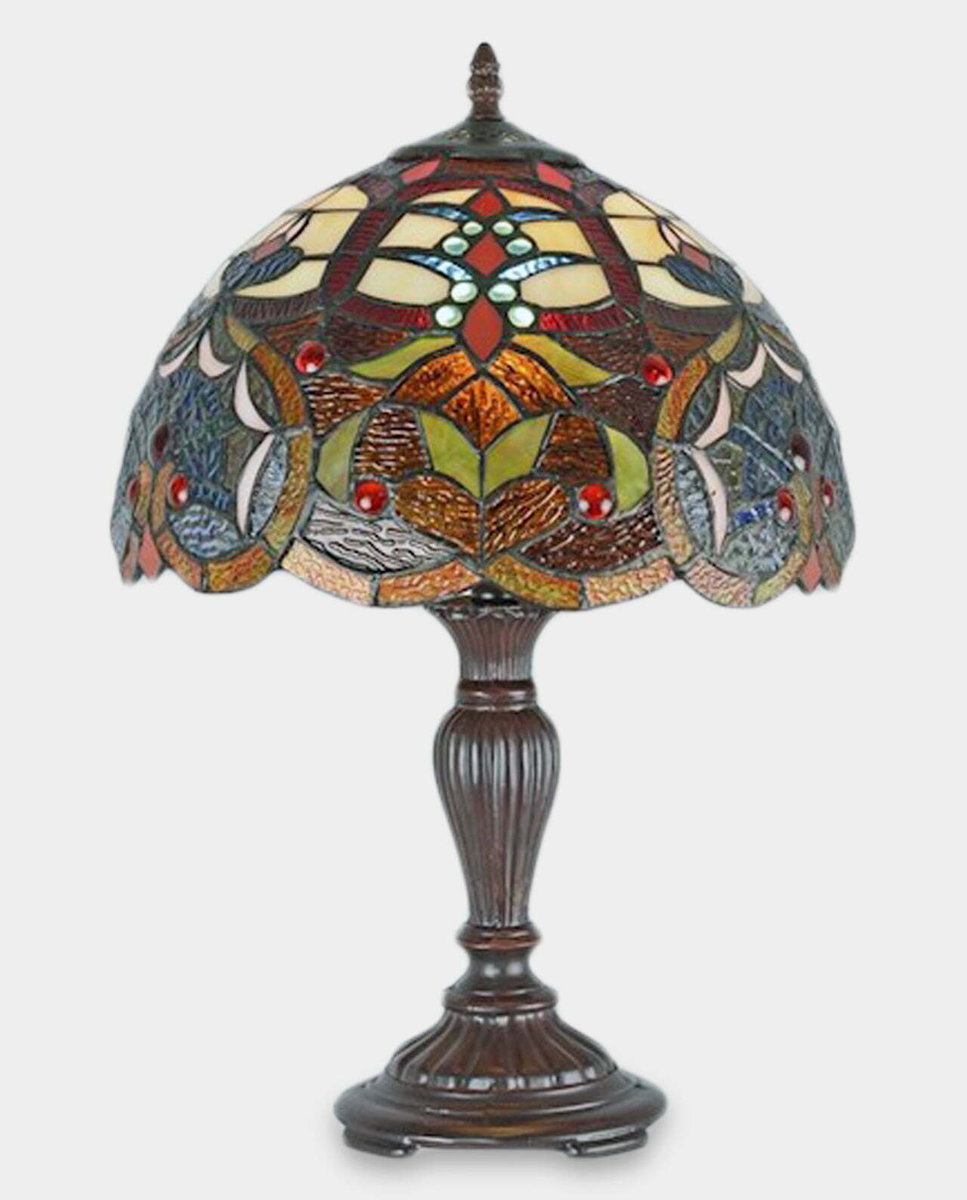 Lampa Witrażowa w Stylu Tiffany do Sypialni