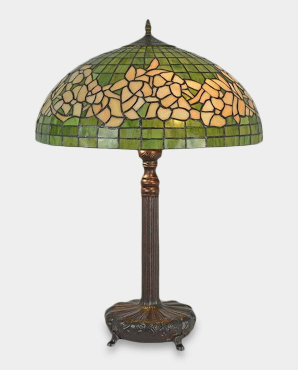 Lampa Witrażowa w Stylu Tiffany Łąka Kwiatowa