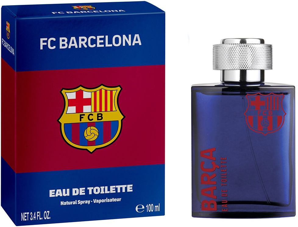 Woda toaletowa dla mężczyzn Air-Val FC Barcelona 100 ml (8411114086255)