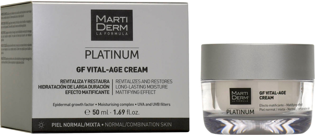 Krem MartiDerm Platinum Gf Vital Age Krem do skóry normalnej i mieszanej 50 ml (8437000435419)