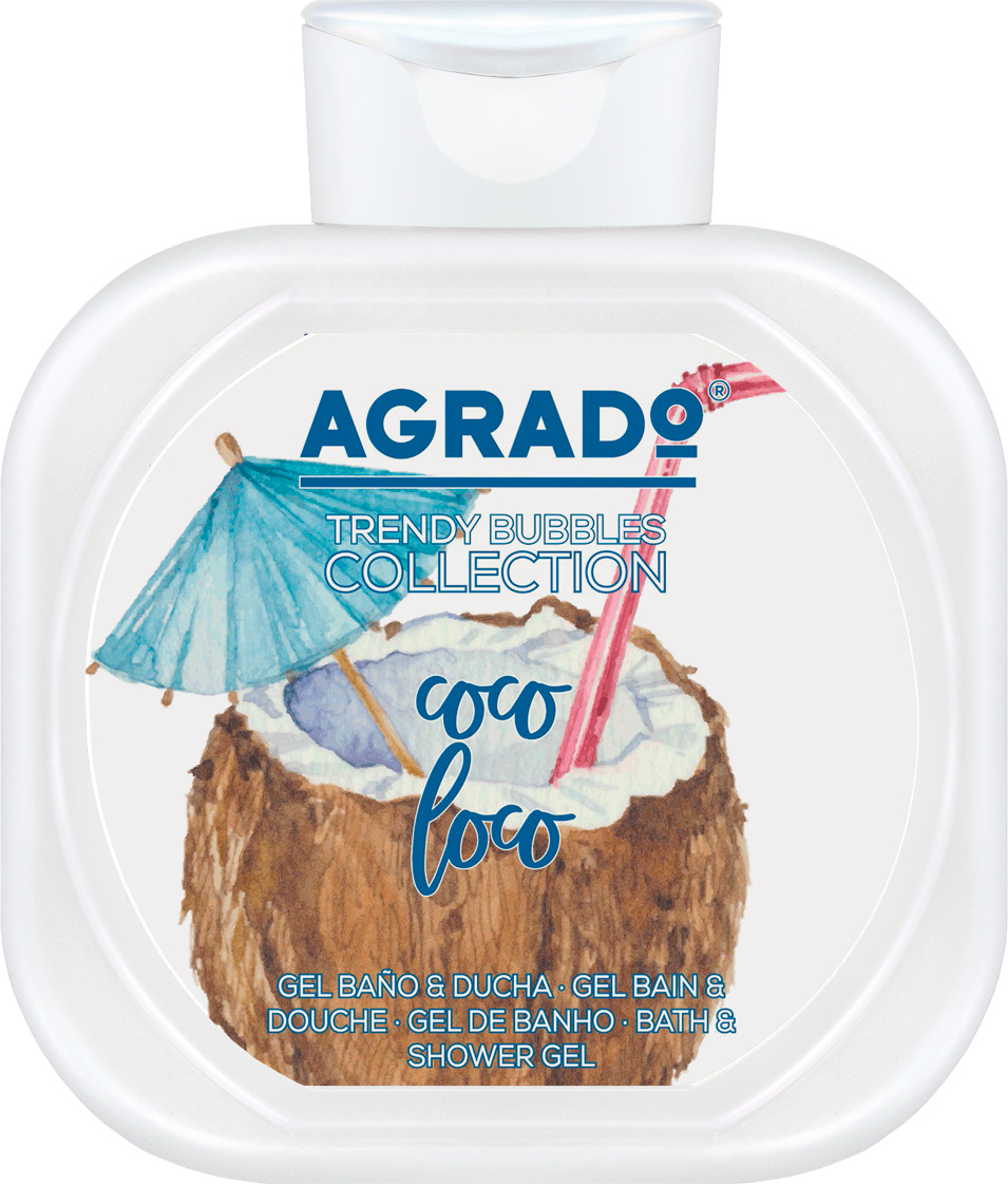 Agrado Crazy Coconut żel do kąpieli i pod prysznic 750 ml (8433295061050)