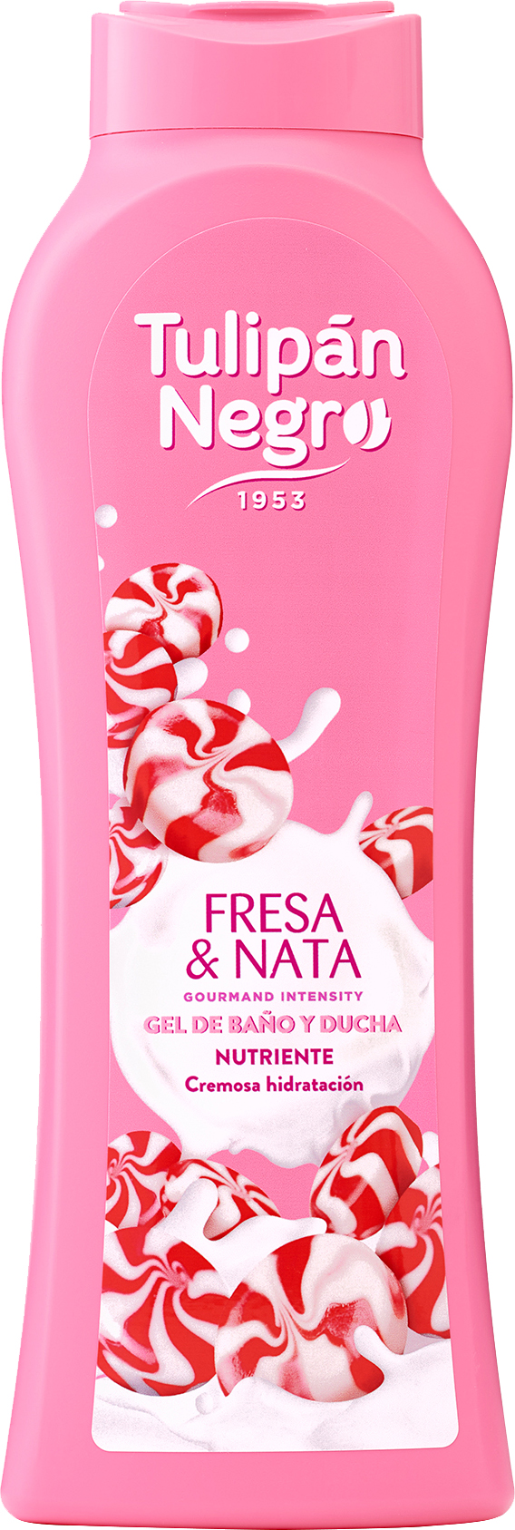 Żel pod prysznic Tulipan Negro Krem truskawkowy 650 ml (8410751093176)