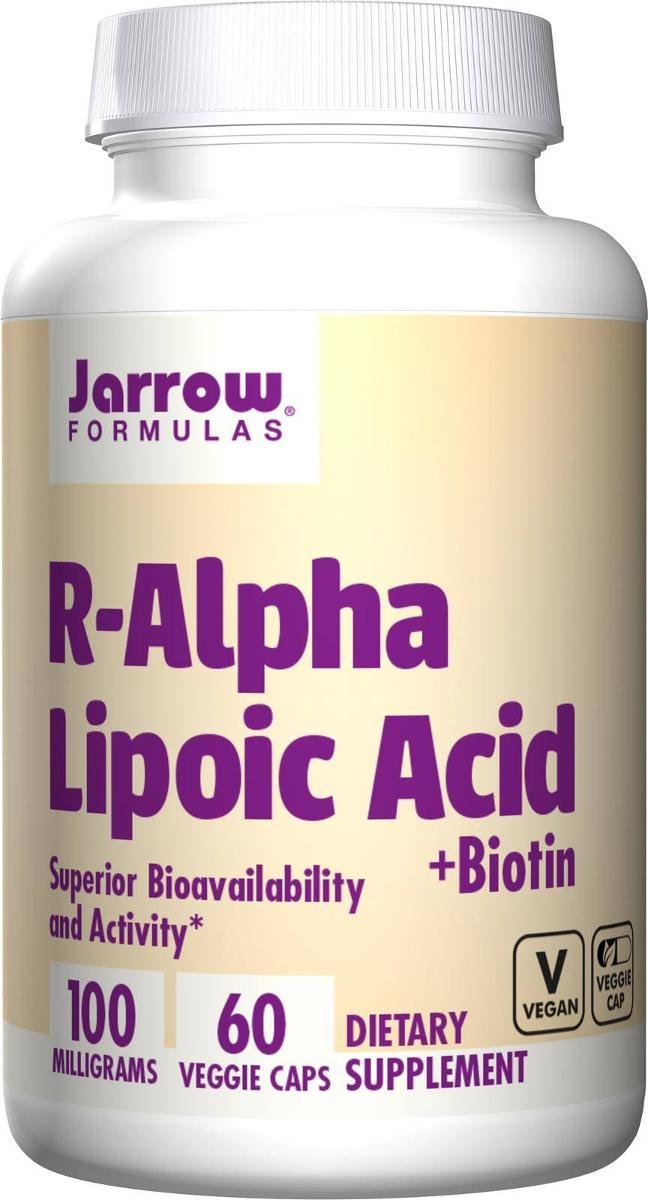 Jarrow Formulas - Kwas Alfa Liponowy z Biotyną, 60 kapsułek