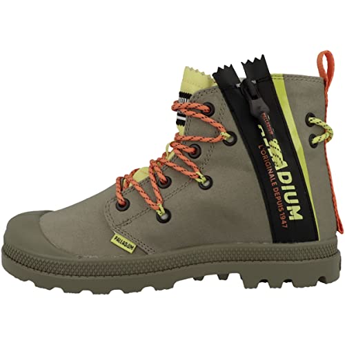Palladium Pampa Lace It buty dziecięce, uniseks, Dusky Green 58362 377, 34 EU