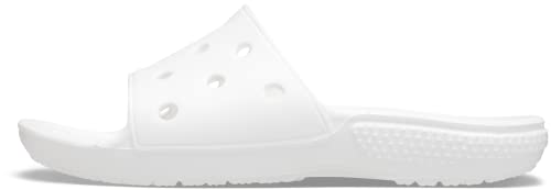 Crocs Unisex Classic Slide K drewniane buty dziecięce, biały, 30/31 EU
