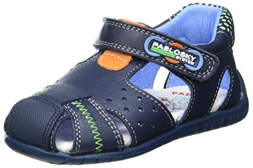 Pablosky Niemowlęta chłopcy 091022 sandały, niebieski, 18 EU