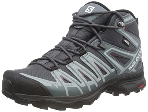 Salomon Damskie buty trekkingowe X Ultra Pioneer Mid Climasalomon wodoodporne buty do biegania w terenie, Heban/burzowa pogoda/degustacja wina, 37.5 EU