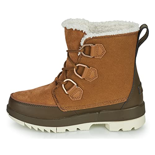 Sorel Turyn 2 Wodoodporny damskie buty zimowe, Velvet Tan X Olive Green, 38.5 EU