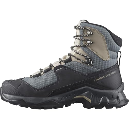 Salomon Quest Element Gore-tex damskie buty trekkingowe, Heban/Deszczowy dzień/burzowa pogoda, 42.5 EU