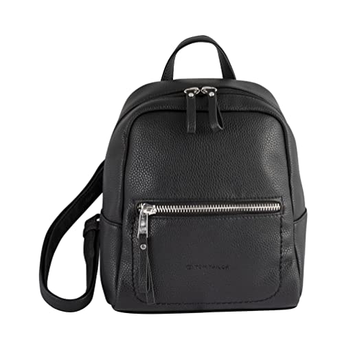 TOM TAILOR Torby, Tinna, plecak damski, S, czarny, 24 x 10,5 x 25