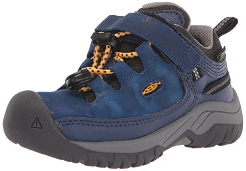 KEEN Dziecko Targhee Niskie Wodoodporne Buty turystyczne, Blue Depths Forest Night, 32-33 EU