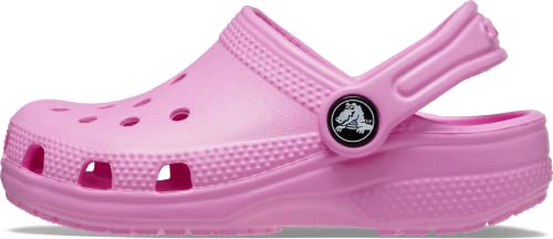 Crocs Unisex Classic Clog T drewniane buty dziecięce, Taffy Pink, 27/28 EU