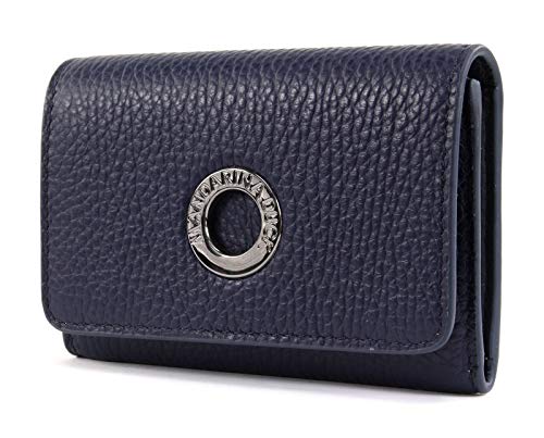Mandarina Duck Mellow Leather, akcesoria podróżne -Portfel damski, Niebieska sukienka, XS