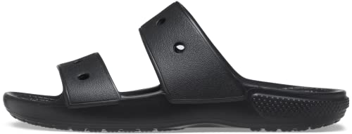 Crocs Unisex Classic Sandal K drewniane buty dziecięce, czarny, 33/34 EU