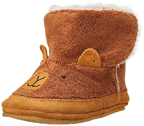Robeez Rob Furr CRP, Buty dziecięce Unisex-Bimbi 0-24, Brązowy, 21 EU