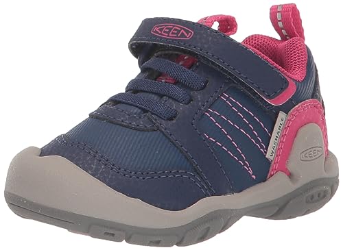 KEEN Knotch Peak, Trampki dziecięce, Blue Blue Depths Pink Peacock, 38 EU