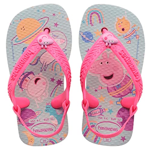 Havaianas Unisex Baby Peppa Pig Ballet Rose Flipflop, Róża baletowa, 19/20 EU