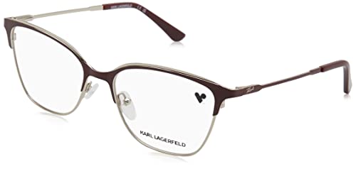KARL LAGERFELD Damskie okulary przeciwsłoneczne Kl337, burgundowy, 54 EU