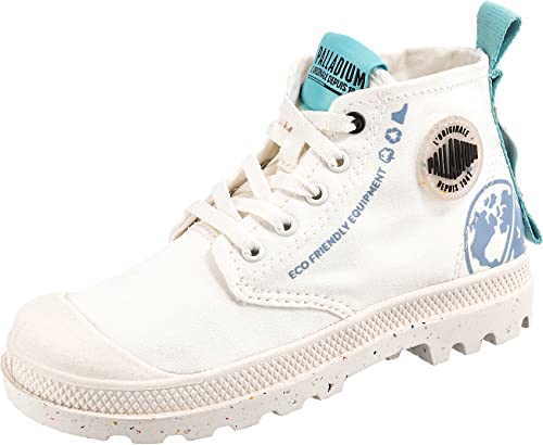 Palladium Buty dziecięce Pampa Organic K Sneaker Boots, biały, 29 EU