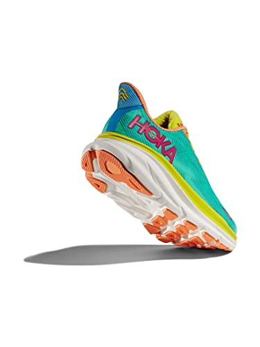 HOKA ONE ONE W Clifton 9, Trampki damskie, Ceramika/Wieczór Primrose, 37 1/3 EU, Ceramic Evening Primrose, 37.50 EU