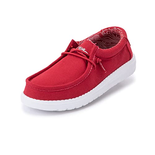 Hey Dude Buty dziecięce Wally, Czerwony, 31 EU