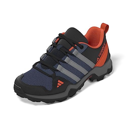 adidas Terrex Ax2r K dziecięce buty trekkingowe, uniseks, Wonder Steel Grey Three Impact Orange, 30.5 EU