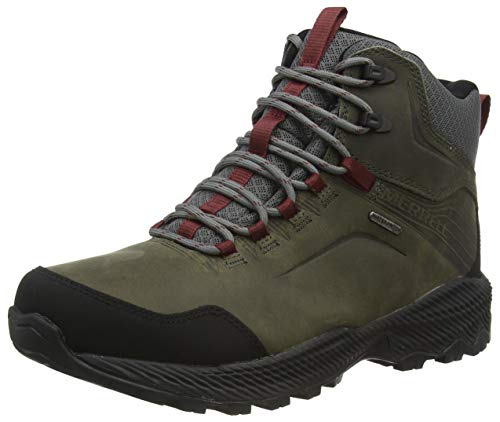 Merrell Męskie buty trekkingowe Forestbound Mid Wp, Merrell Grey, 47 EU